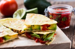 Quesadillas di avocado