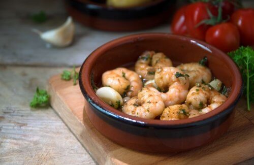 gamberi e tapas