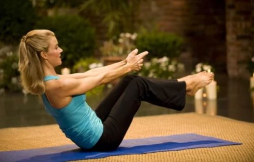 Esercizio pilates addominali V