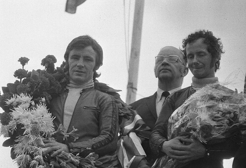 Angel Nieto sul podio negli Anni Settanta