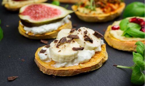 toast di patate dolci