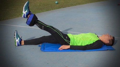 Sollevamento gambe isometrico