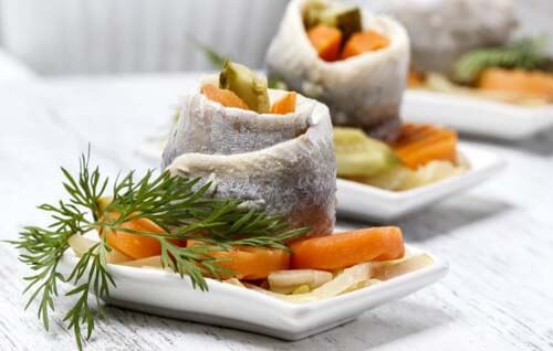 Esempio di pasti leggeri al pesce