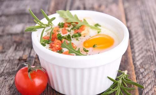 Esempio di uova al forno