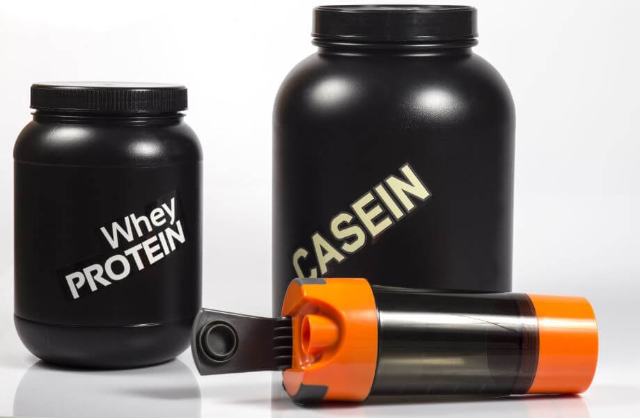 Frullati di proteine whey e caseina