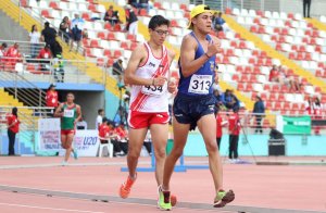 la marcia nell'atletica leggera