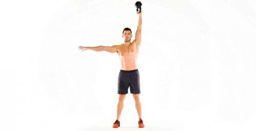 laterali con kettlebell