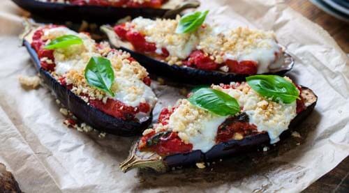Antipasto di melanzane ripiene