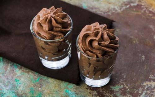 Mousse di caffè senza zucchero