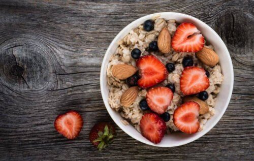 porridge alla fragola
