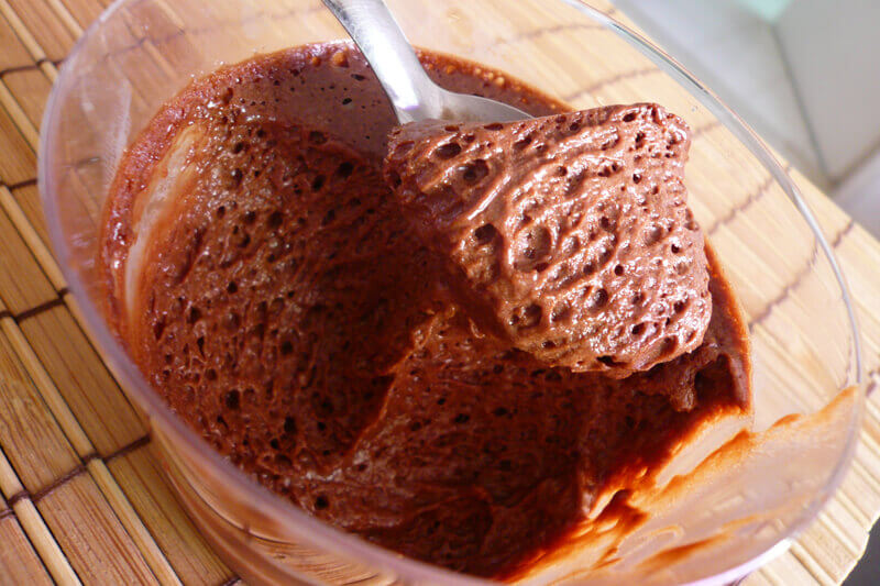 Pudding mousse al cioccolato