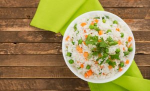 piatto basmati e verdure