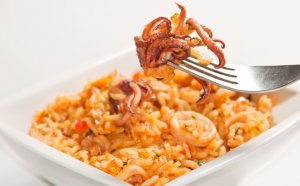 riso basmati calamari e carciofi