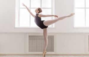 ballerina sulle punte