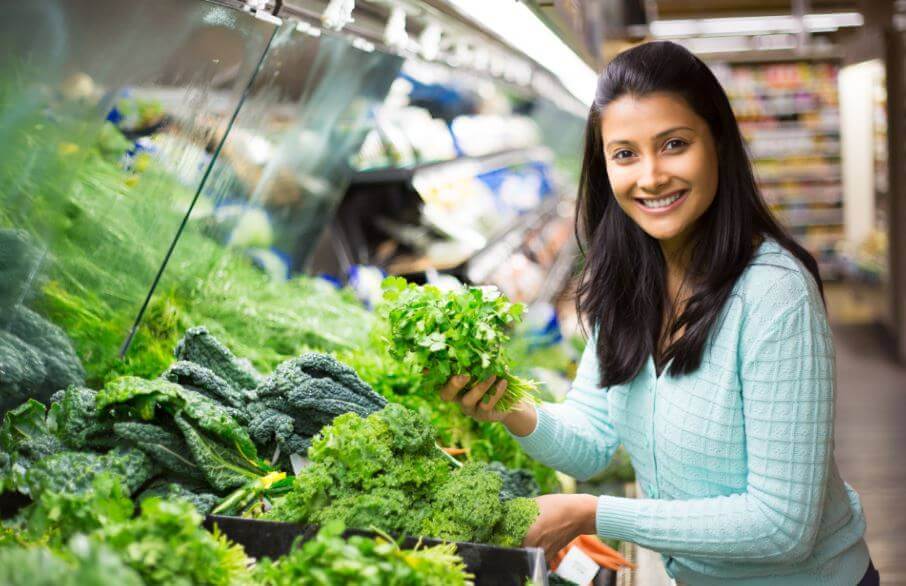 alimentazione sostenibile con le verdure