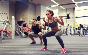 allenamento con pesi
