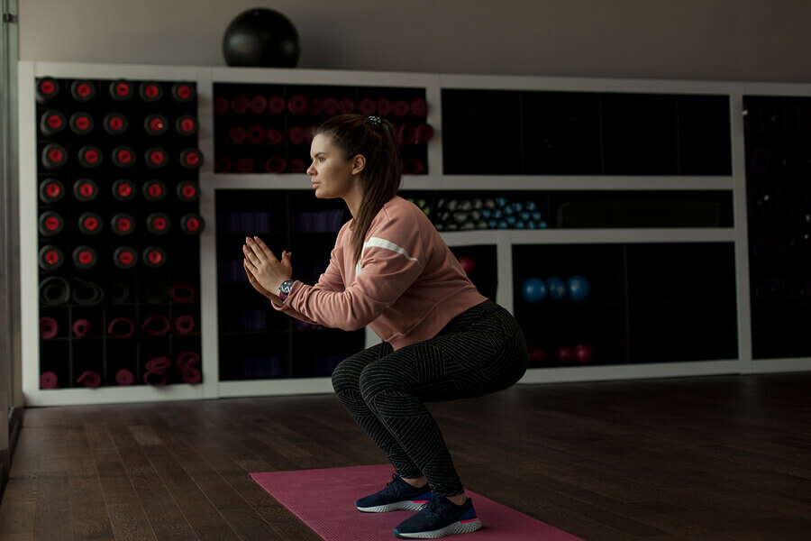 donna fa squat