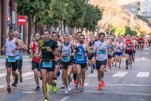 Correre una maratona senza fermarsi