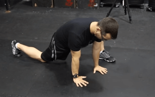 Stiramento ileo psoas