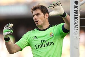 Casillas mentre difende la sua porta