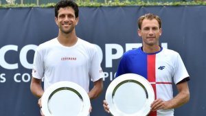 Melo e Kubot dopo una vittoria