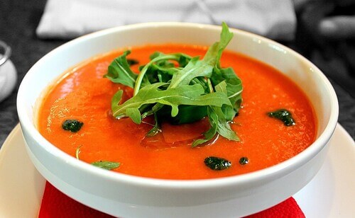 Gazpacho andaluso con rucola