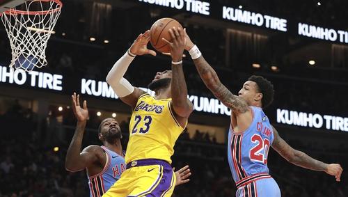 Lebron James durante una partita