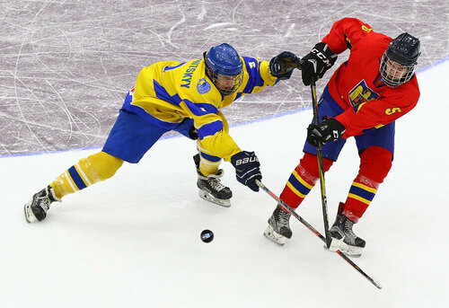 Partita di hockey sul ghiaccio