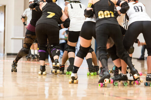 Roller derby: partita al chiuso
