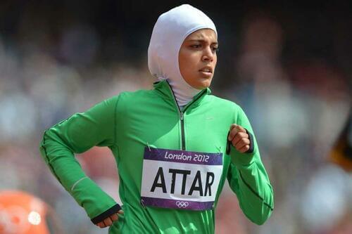 Sarah Attar alle Olimpiadi