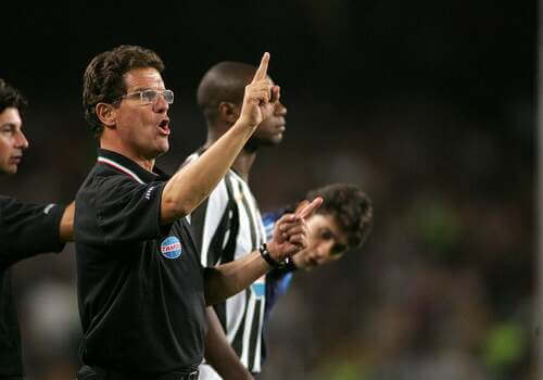 Capello con la Juventus.