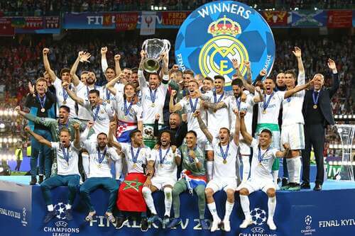 Real Madrid vince la Uefa Champions League.