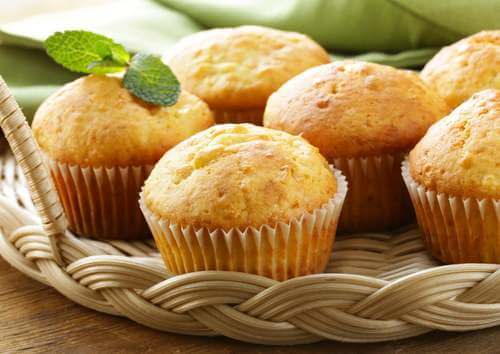 Muffin in un cestino.