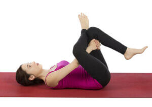 Yoga posizione dell'ago.